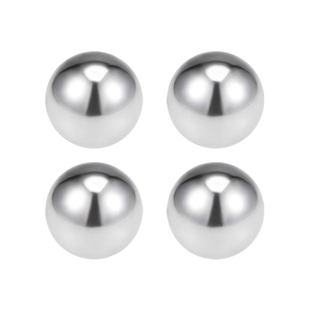 uxcell 25mm Bearing Balls 304 Stainless Steel G100 Precision Balls 4pcs