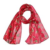 CTM® Womens Christmas Tree Holiday Scarf