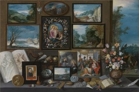 Oil Painting 'A Collection By Frans Francken II,first Half Of 17th Century' Printing On Polyster Canvas , 20x30 Inch / 51x77 Cm ,the Best Garage Gallery Art And Home Decoration And Gifts Is This Cheap But Art Decorative Art Decorative Prints On Canvas