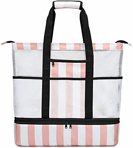 ITIEZY Utility Tote Bag For Women - Large 18 Pocket Teacher Bag With Laptop Compartment & Zipper - View #6