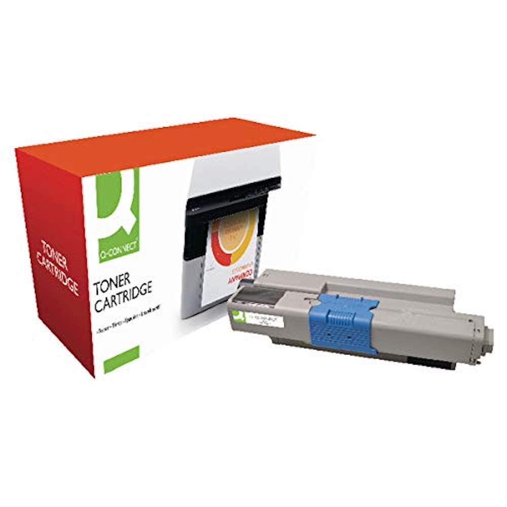 Q-Connect Compatible Toner for OKI Toner 44973536, Black