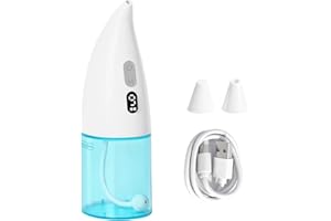 Nasal Irrigation System Cordless Pulsating Nasal Irrigator - 9 Speeds, 2 Tips，Electric Neti Pot Nose Wash Bottle for Nasal Ca