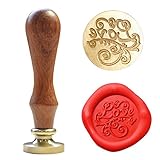 UNIQOOO Arts & Crafts Fashion Romantic Love Symbol Vintage Wax Seal Stamp, Great for Embellishment of Cards Envelopes, Wedding Invitations,Valentine's Day Engagement, Wine Packages, Gift Idea