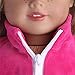 WensLTD 3pc Doll Clothes Set Jacket Coat +Pants+Vest for 18 inch Doll Accessory Gril's Toy (Hot Pink)