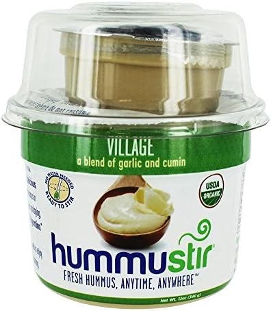 Hummustir Village Style Organic Hummus, No Preservatives, 12 oz.