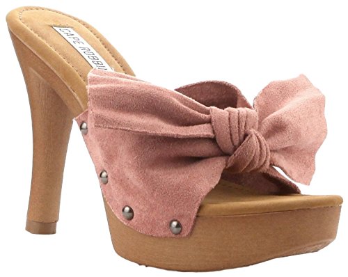 image for CAPE ROBBIN Zhonya-2 Large Bow Open Toe Clogs Mules Slip On Slides Hee