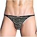YKC JINSHI Men's Bamboo Underwear String Bikini Briefs Low Rise Sexy Bikinis and Briefs