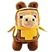 JINX Minecraft Happy Explorer Baby Llama Plush Stuffed Toy, Brown, 6.5