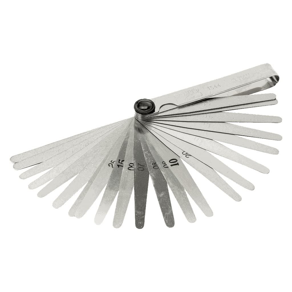 Bahco 1544 Professional Feeler Gauges, Grey, 0.03-0.1 mm