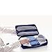Multi-functional Travel Shirt Tie Pouch Organizer,luggage Clothes Packing Bag Case for Men (navy blue)