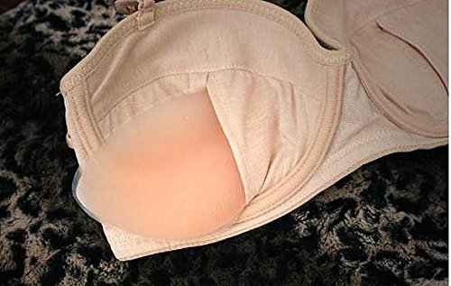 Cindere bra padding inserts original looks silicone bra inserts and enhancers one size fits all women elliptical shaped bra pads Pads & Enhancers