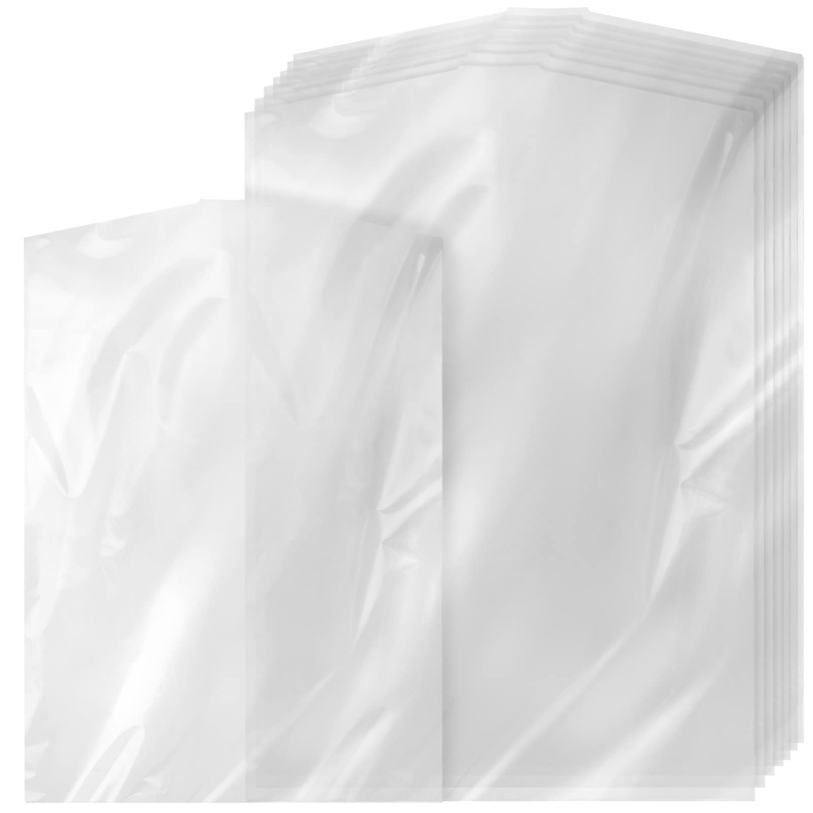 Alipis Clear Garment Bags 39.4 X 23.6 Inch Plastic Clothes Covers with Hanger Holes Reusable Dust Proof Storage Bags for Suits Coats Shirts Pants Home and Travel Clothing Protectors