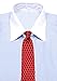100% Silk Star Wars Darth Vader Red and Black Neck Tie Necktie Neckwear SW-DVRB-TR