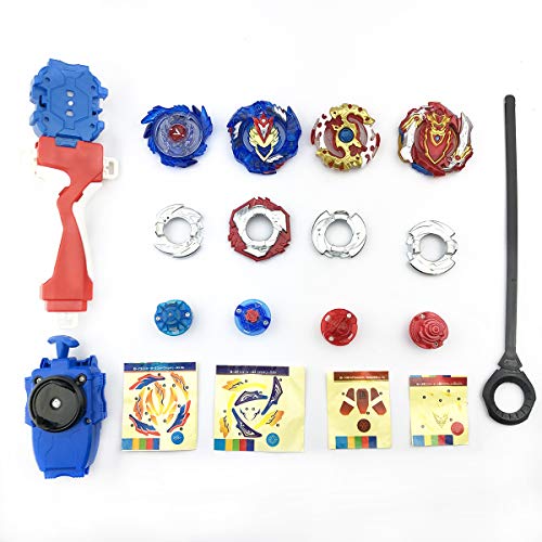 Battling Top Bay Burst Battle Avatar Attack Battle Set with Grip Starter Set and Arena Attack Pack - Included 4 Burst Gyros, 2 Launchers, 1 Stadium, 4 Stickers - Thumbnail 4