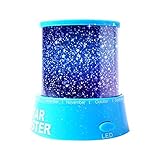 Aeeque  LED Star  Projector Night Light Amazing  Lamp Master for Kids Bedroom Home Decoration(with USB Cable), Blue