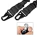 Shootmy Multi-Use Adjustable Rifle Gun Slings Tactical 2 Point Straps with Shoulder Pad Sling Swive for Outdoor Sports, Hunting,Pack of 2, Black