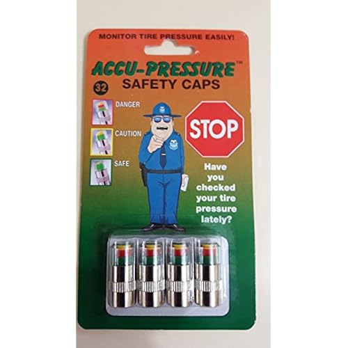 Accu-pressure Safety Caps 32 PSI (Set of 4) Accu-pressure Safety Caps 32 PSI (Set of 4)