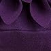 JWH Dark Purple Flower Pillow Covers Decorative Velvet Throw Pillow 3D Sunflower Accent Pillow Cases Aesthetic Pillowcase Round Cushion for Couch Bed Living Room Farmhouse Decor Euro Shams 14 Inch