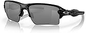 Oakley Flak 2.0 XL OO9188 Rectangle Sunglasses for Men for Women | In Matte Black, Steel & Polished White. Polarized options available. Larger lenses for more coverage; swappable.