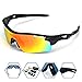 SPOSUNE Polarized Sports Sunglasses Cycling Glasses for Men Women Running Baseball Golf