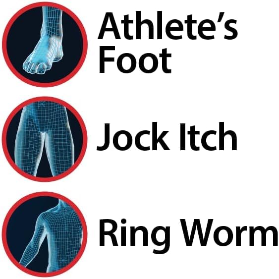 (5 pack) Globe Clotrimazole Antifungal Cream 1% (1 oz) Relieves the itching, burning, cracking and scaling associated with fungal infections | Compare to the Name Brand Active Ingredient