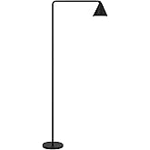 GEORGE KOVACS P1850-66A-L Kovacs Task Portables LED Table Lamp, 1-Light, 8 Total Watts, 54.5-in H x 8.25-in W, Coal Black
