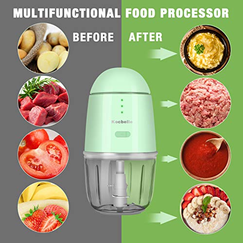 Food Processor Cordless Mini Food Processor & Portable Small Food Chopper for Vegetables Fruit