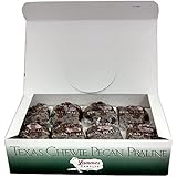 Lammes Texas Chewie Pecan Praline Candy 24 Piece Box - Enjoy Texas Pecans Combined With Chewy Pralines For A Gourmet Treat!