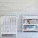 Ziggy Baby Crib Sheet Fitted Jersey Cotton (Chevron Cross Blue/Grey)