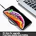 Wireless Charger, Qi Wireless Fast Charging Pad Station Mat 10W Compatible iPhone X XS XR MAX 8 8 Plus Samsung Galaxy S10 S9 S8 S7 Note 9 5 Nexus LG G6 G7 G8 V30 V35 V40 QC 3.0 AC Adapter Included Pad