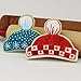 Winter and Christmas Cookie Cutters 4-Pc Set Made in USA by Ann Clark, Snowflake, Sweater, Mitten, Winter Hat