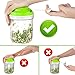 Vegetable Chopper, Kiteasy Quick Pull Manual Food Chopper Mini Food processor for Fruits, Veggies, Garlics, Onion (Green 730ml/24.94oz)