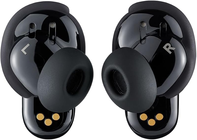 QuietComfort Ultra Bluetooth-Earbuds (2. Gen.), kabellose Noise-Cancelling-Earbuds, bis zu 6 Stunden Akkulaufzeit, Schutzart IPX4, 360-Grad-Sound, tiefer Bass, Schwarz