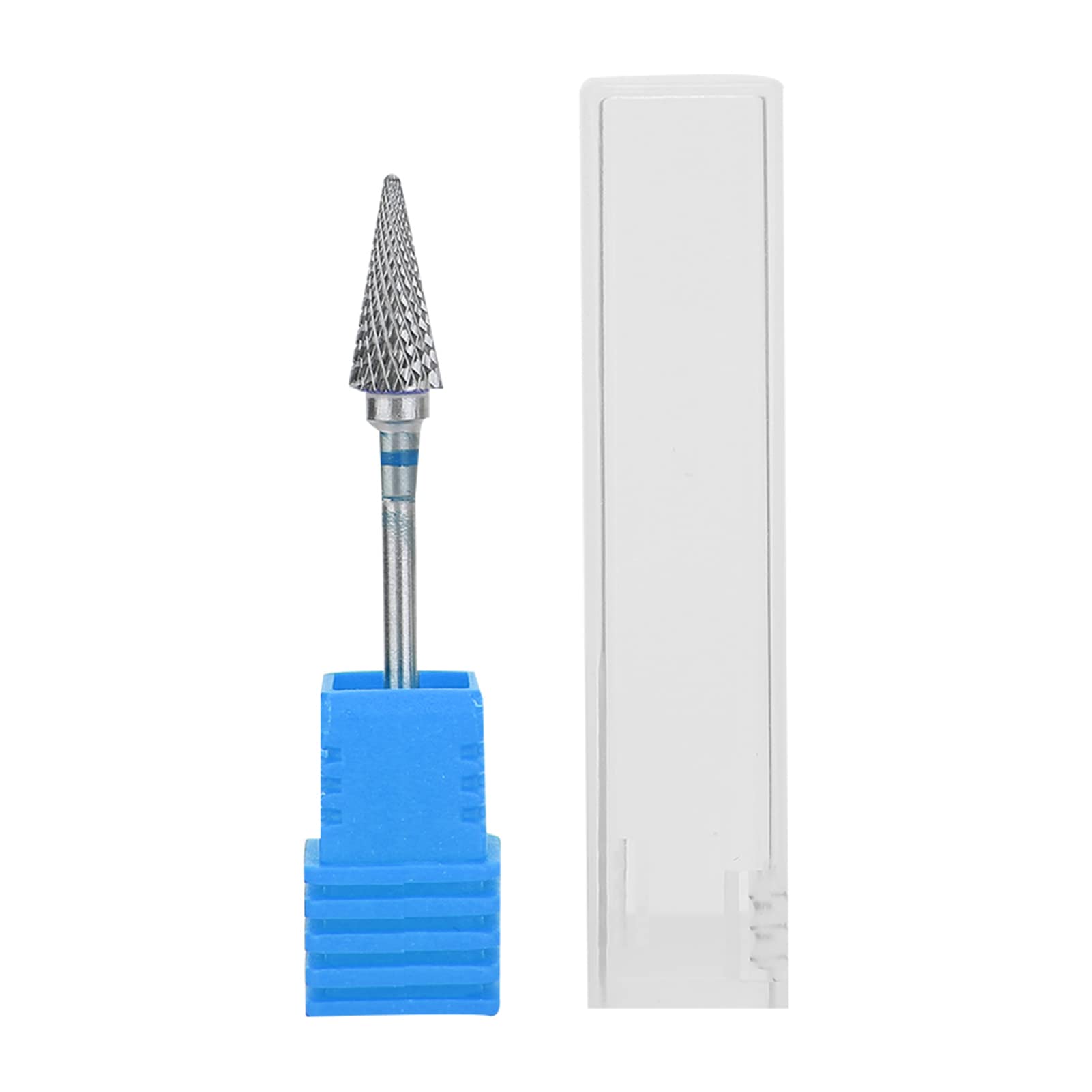 Nail Drill Bit Carbide Nail Drill Bits Efile File Tungsten Steel Nail Art Manicure Drill Bits Nail Drill Bits Electric Pedicure Manicure Grinding Headblue ()