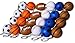 Novel Merk 24-Piece Sports Ball Keychains for Kids Party Favors School Carnival Prizes and Business Promotional Items Includes 4 Each of 6 Different Designs