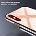 Shmimy iPhone Xs Max Wood Case for Women Men 9H Tempered Glass Wooden Grain Slim Cover with Lanyard Hole for iPhone 10S Max