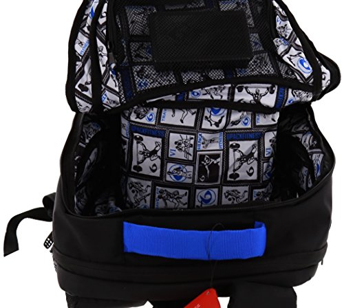 6 Pack Fitness Gaspari Expedition Backpack W/ Removable Meal Management System 300 Black/Blue w/ Bonus ZogoSportz Cyclone Shaker & Gaspari Products
