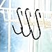 YourGift 30 Pack Heavy Duty S Shaped Hooks - Black Hanging Hangers for Kitchen, Bathroom, Bedroom and Office: Pan, Pot, Coat, Bag, Plants