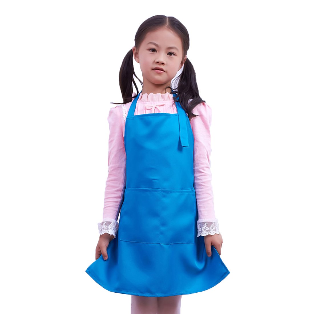 Tablier De Peinture A Deux Poches Enfant Fille Blouse Peinture Tablier Cuisine Cuisson Garcon Loisirs Creatifs Jeux Et Jouets Mosquitocontrolequipment Com