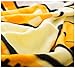 Gudetama Soft Blanket Warmer Fleece Blanket Yellow Grid 100x150 cm / 39.3