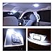 LEDKINGDOMUS 10 Pcs 1.66 Inch 42mm 8-SMD Festoon 7000K LED Interior Map Dome Lights Bulbs 211-2 578-8SMD (Cool White)