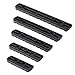 MGP CQB M-Lok Polymer Picatinny Rail Slots, 5-Slot 7-Slot 9-Slot 11-Slot 13-Slot Lightweight Rail Section Accessories with 10 T-Nuts, 10 Screws and 1 Pcs Wrench. -5 Pieces (Black)