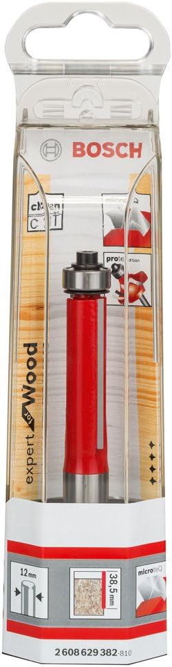 Bosch 2608629382 Tungsten Carbide Roman Ogee Bit, 0 V, Silver/Red, 12 x 12.7 x 93.6 mm - Image 4