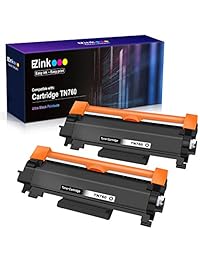 E-Z Tinta (TM) con chip compatible cartucho de tóner de repuesto para Brother TN760 TN-760 TN730 TN-730 (negro, 2 unidades)