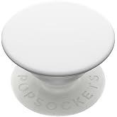 PopSockets Adhesive Phone Grip, Holder- White | Anti-Drop, Kickstand, Secure Comfortable Hold, White, Create a Mobile Phone Outfit