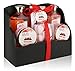 Spa Gift Basket with Heavenly Garden Rose Fragrance, The Perfect Valentine's Day Gift Set for Women, Friends & Girls, Set Includes Shower Gel, Bath Bombs & Much More Packaged in A Magazine Holder.