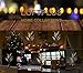 LOFTPLUS LED Snow Tree Bonsai String Light 24 LED for Indoor use Warm White Battery-Operated 5V DC Adapter Burlap Sack Included 24in