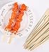 Lawei 500 pack Bamboo Kabob Skewers - 7 inch Bamboo Barbecue Skewers BBQ Picks Paddle Skewers for Outdoor Grilling Meat Chicken, Shrimp, Vegetable BBQ