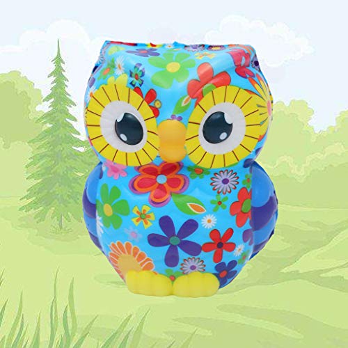 Naiflowers Mochi Squishy Toys, Kawaii Animal Owl Stress Relief Toys Jumbo Funny Cartoon Doll Slow Rising Cream Scented Toy Party Favours Kids Boys Baby Birthday Gift (Multicolor) - Thumbnail 7