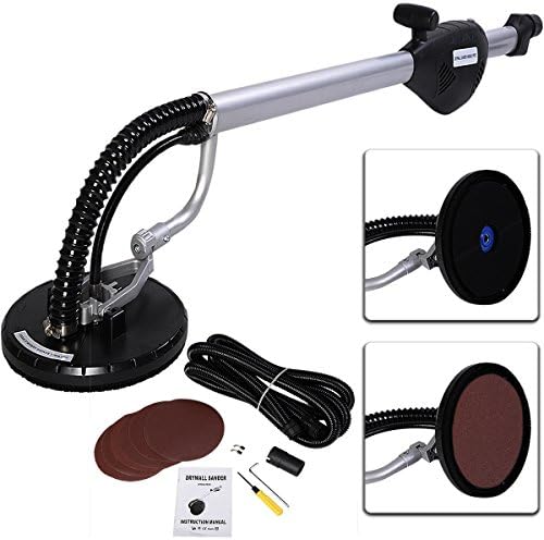 750W Drywall Sander Electric Adjustable Variable Speed Sanding Pad dust Hose Commercial Wall Ceiling Sanders